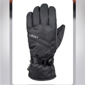 Roxy Women's Black Ski / Snowboard Gloves with touch screen technology